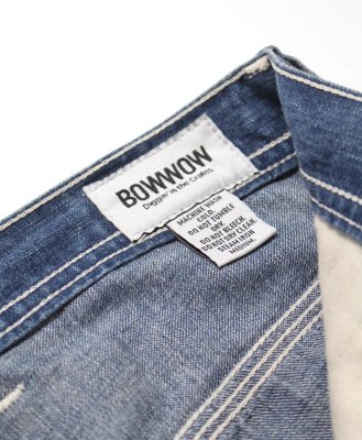 BOW WOW / HERITAGE DENIM PAINTER PANTS AGED