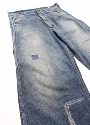 BOW WOW / HERITAGE DENIM PAINTER PANTS AGED