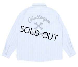 L/S STRIPE MECHANIC SHIRT ワークシャツ-チャレンジャー 通販
