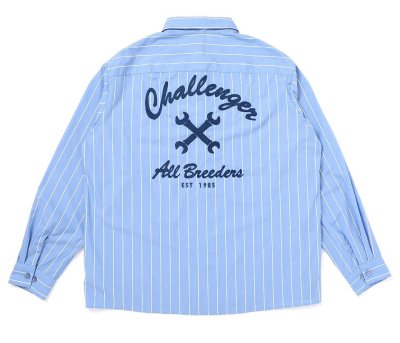 CHALLENGER / L/S STRIPE MECHANIC SHIRT