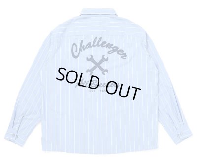 CHALLENGER / L/S STRIPE MECHANIC SHIRT