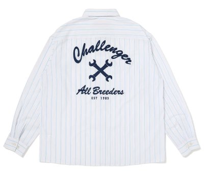 CHALLENGER / L/S STRIPE MECHANIC SHIRT
