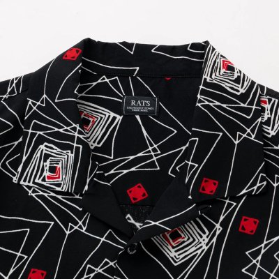 RATS / GEOMETRIC L/S SHIRT