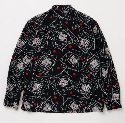 RATS / GEOMETRIC L/S SHIRT