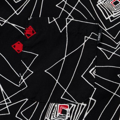 RATS / GEOMETRIC L/S SHIRT