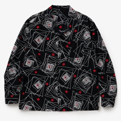 RATS / GEOMETRIC L/S SHIRT