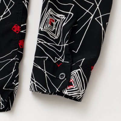 RATS / GEOMETRIC L/S SHIRT