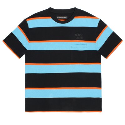 WACKO MARIA / STRIPED POCKET T-SHIRT