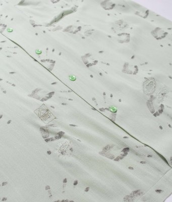 BOW WOW / HANDPRINT SS SHIRT AGED