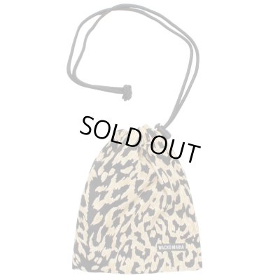 WACKO MARIA / LEOPARD DRAWSTRING BAG