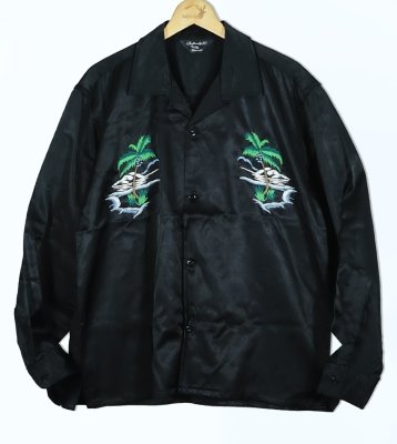 ANDFAMILY / Souvenir Rayon Shirts - Palm Tree -