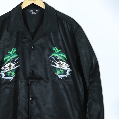 ANDFAMILY / Souvenir Rayon Shirts - Palm Tree -