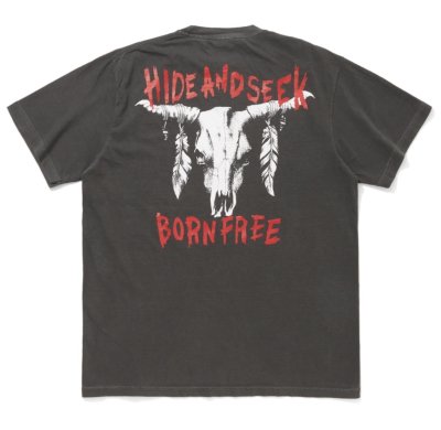 HIDE AND SEEK / Buffalo Skull S/S Tee(Back)