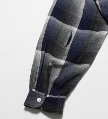 BOW WOW / CHECK RAYON SHIRT