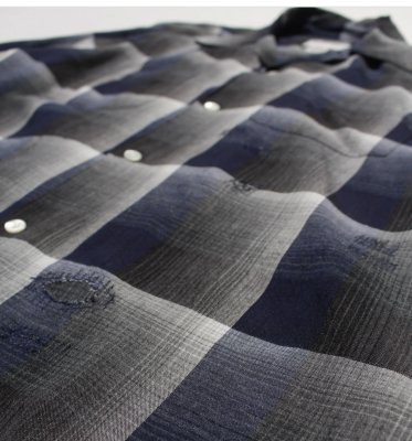 BOW WOW / CHECK RAYON SHIRT