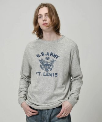 BOW WOW / WEATHERED 88/12 LS TEE - U.S.ARMY