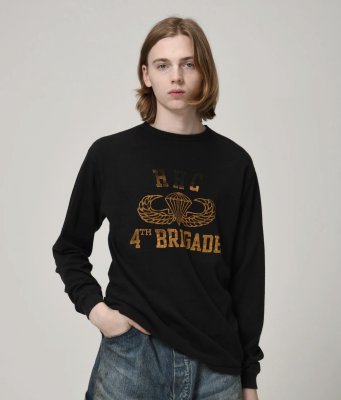 BOW WOW / WEATHERED 88/12 LS TEE - 4TH AIRBORNE