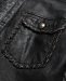 BOW WOW / LACE-UP LEATHER TRUCKER JACKET