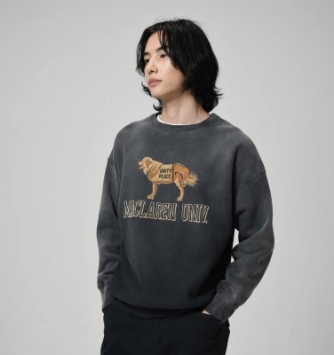 BOW WOW / FADED SWEATSHIRT - DOG