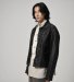 BOW WOW / LACE-UP LEATHER TRUCKER JACKET