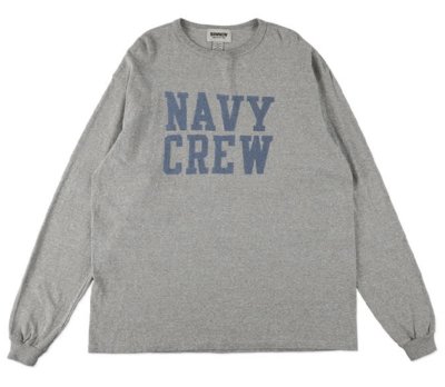 BOW WOW / WEATHERED 88/12 LS TEE - NAVY CREW