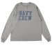 BOW WOW / WEATHERED 88/12 LS TEE - NAVY CREW