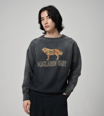 BOW WOW / FADED SWEATSHIRT - DOG