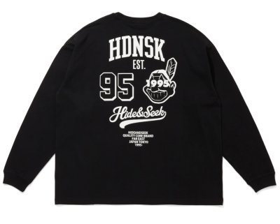 HIDE AND SEEK / College L/S Tee(26aw)
