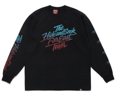 HIDE AND SEEK / Gradation L/S Tee (Front)