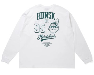 HIDE AND SEEK / College L/S Tee(26aw)