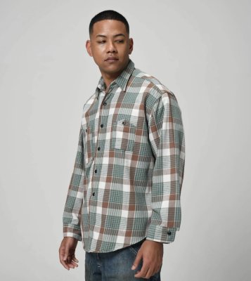 BOW WOW / MOUNTAIN POCKET FLANNEL SHIRT