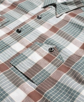BOW WOW / MOUNTAIN POCKET FLANNEL SHIRT