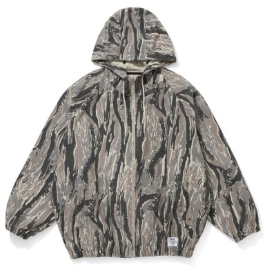 HIDE AND SEEK / Camo Zip Hooded Jacket(26aw)