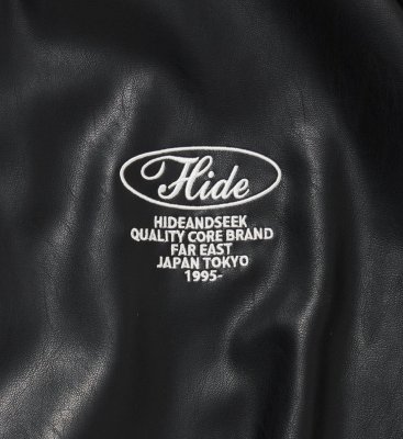 HIDE AND SEEK / Track Jacket(PU Leather)