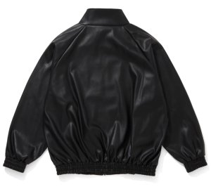 Track Jacket(PU Leather) フェイクレザートラックジャケット-ハイド