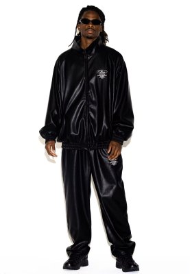 HIDE AND SEEK / Track Pant(PU Leather)