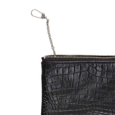 WACKO MARIA / SPEAK EASY / CROCODILE EMBOSSED LEATHER MULTI POUCH