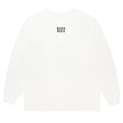 WACKO MARIA / HEALTHKNIT / HENLEY NECK LONG SLEEVE T-SHIRT