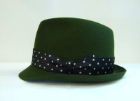 画像2: WACKO MARIA/WOOL＜LAME DOTS＞＜THR-W01＞（ハット）/ダークグリーンxシルバードット