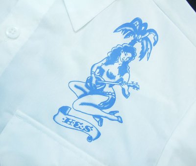 画像3: ☆60%OFF☆ HIDE AND SEEK <ハイドアンドシーク> / WORK S/S SHIRT<11SA>(ワークシャツ) / ホワイト (3)