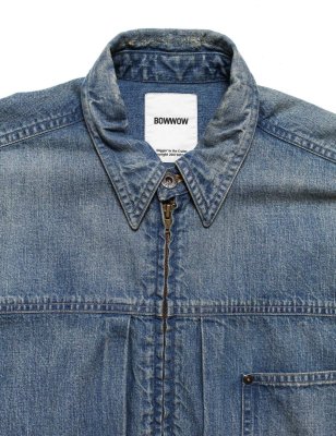 BOW WOW / DENIM ZIP WORK SHIRT JACKET