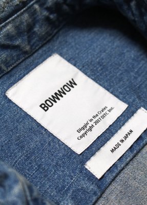 BOW WOW / DENIM ZIP WORK SHIRT JACKET