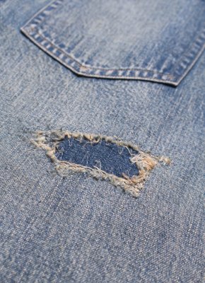 BOW WOW / DENIM ZIP WORK SHIRT JACKET