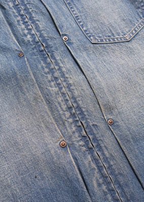 BOW WOW / DENIM ZIP WORK SHIRT JACKET