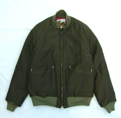 画像1: ANDFAMILY/Combat Jacket（デッキジャケット）/グリーン (1)