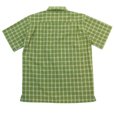 画像2: ANDFAMILY/Cross Stitch SH(チェックシャツ)/グリーン (2)