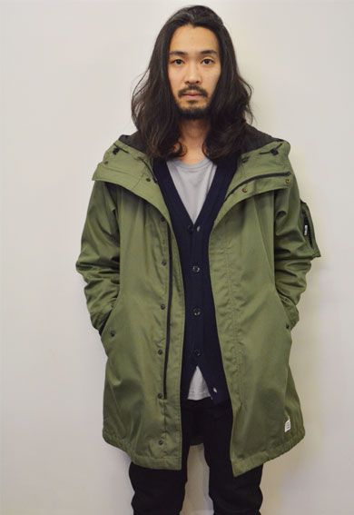 【極美品】SOFTMACHINE モッズコート M-51 15AW ライナー付き