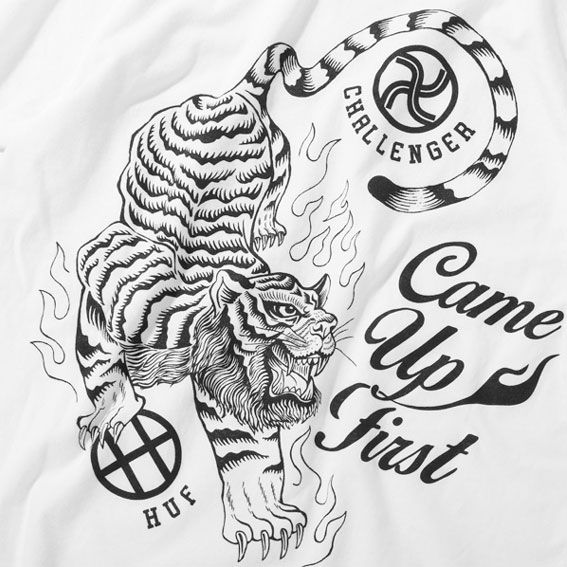 CHALLENGER x HUF アップしました。