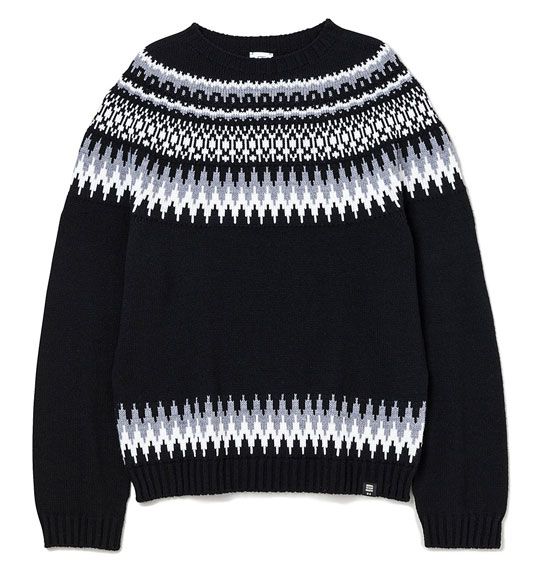 C-NECK NORDIC JAQUARD KNIT'DANNY' ノルディックセーター-ベドウィン ...