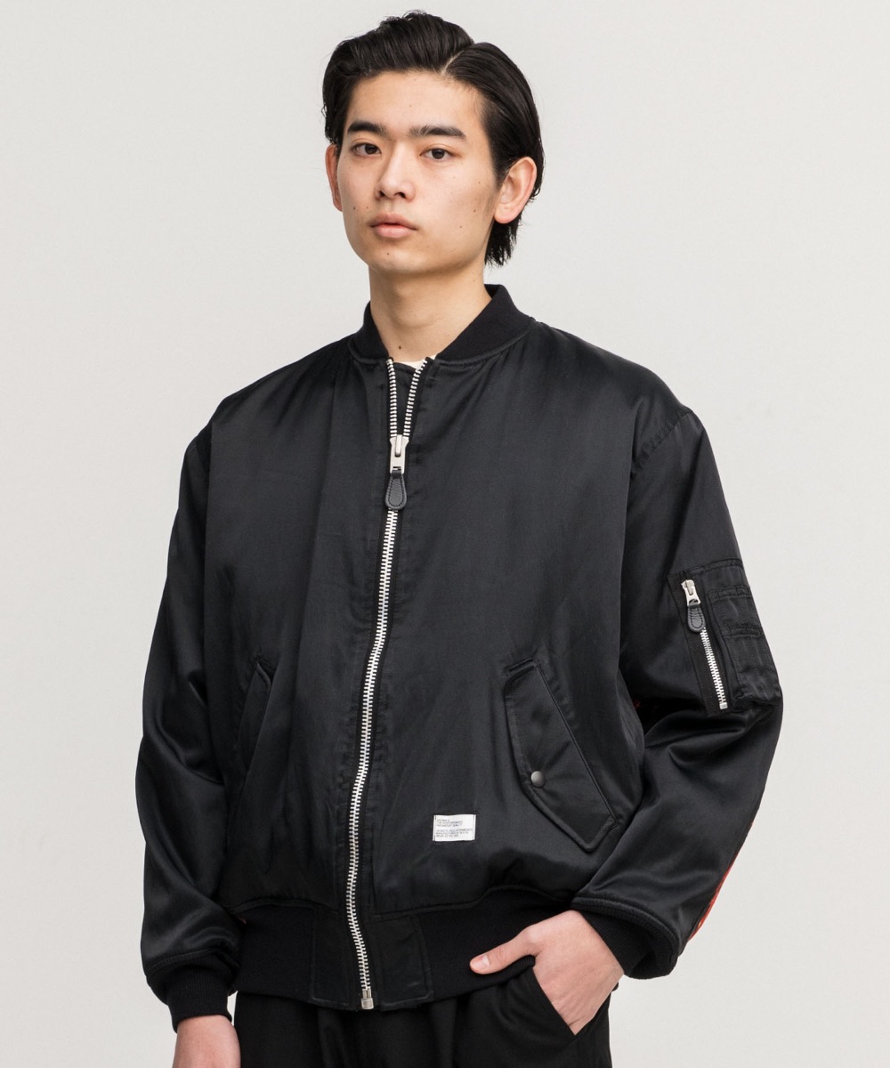 MILITARY TYPE MA-1 JACKET 'GUNDY' リバーシブルMA-1ジャケット ...